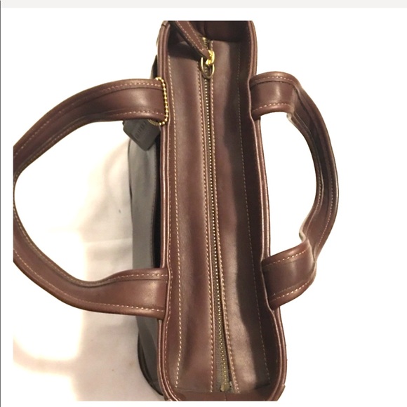 Coach vintage Bleecker brown tote 👜 zipper NWOT - Picture 5 of 7